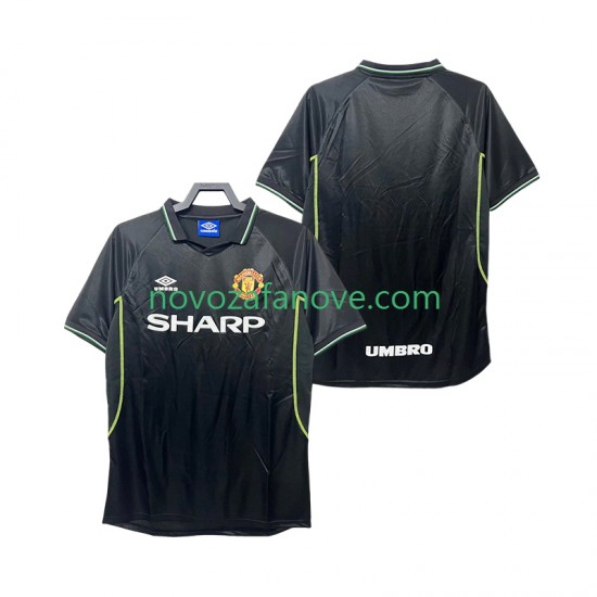 Nogometni Dres Manchester United Retro Muški Treći 1998 1999 Kratkih Rukava