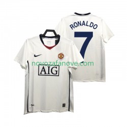 Nogometni Dres Manchester United Ronaldo 7 Premier League 2009 Retro Muški Gostujući 2008 Kratkih Rukava