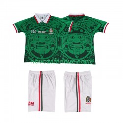 Nogometni Dres Meksiko Retro Dječji Domaći 1998 Kratkih Rukava