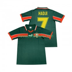 Nogometni Dres Maroko HADJI 7 Retro Muški Domaći 1998 Kratkih Rukava