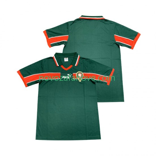 Nogometni Dres Maroko Retro Muški Domaći 1998 Kratkih Rukava