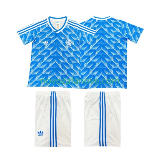 Nogometni Dres Nizozemska 1988 Retro Dječji Gostujući Kratkih Rukava