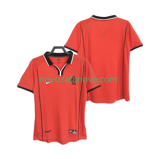 Nogometni Dres Nizozemska Retro Muški Domaći 1998 Kratkih Rukava