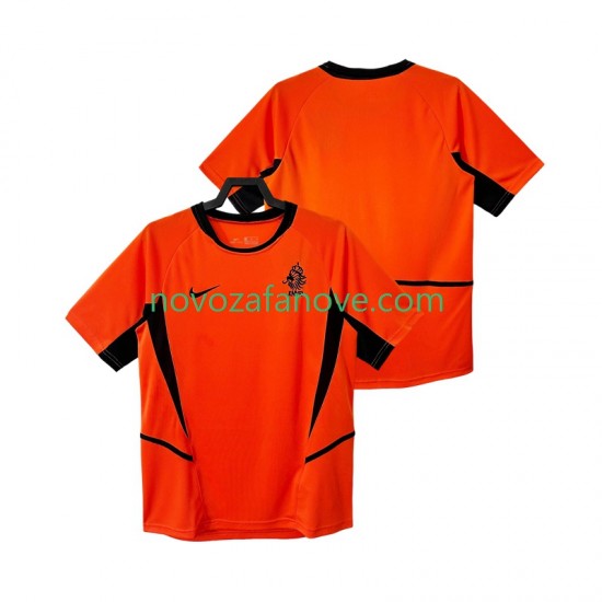 Nogometni Dres Nizozemska Retro Muški Domaći 2002 Kratkih Rukava