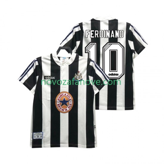 Nogometni Dres Newcastle United FERDINANE 10 1995 1997 Retro Muški Domaći Kratkih Rukava