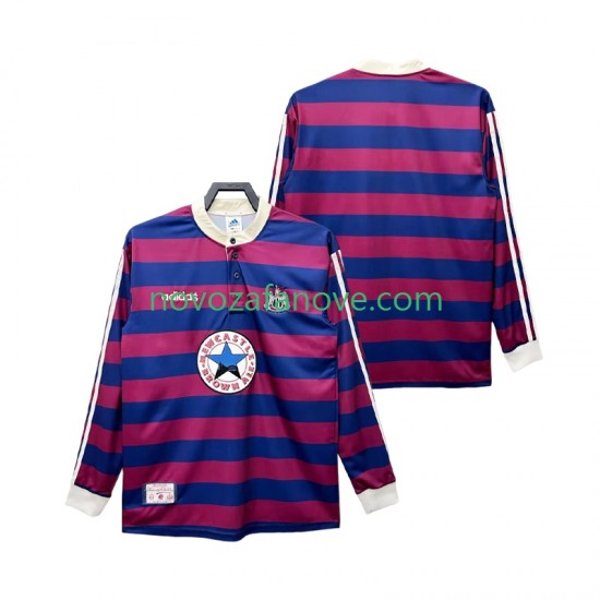Nogometni Dres Newcastle United 1995 1997 Retro Muški Gostujući Dugim Rukavima