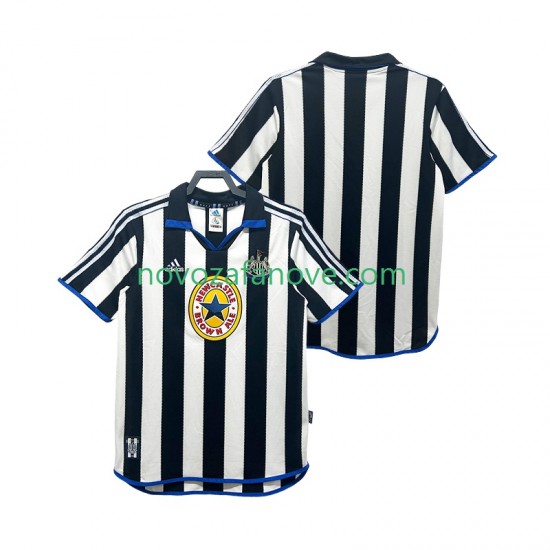 Nogometni Dres Newcastle United 2000 Retro Muški Domaći 1999 Kratkih Rukava