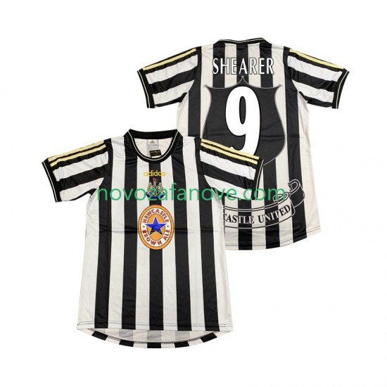 Nogometni Dres Newcastle United SHEARER 9 1997 Retro Muški Domaći 1999 Kratkih Rukava