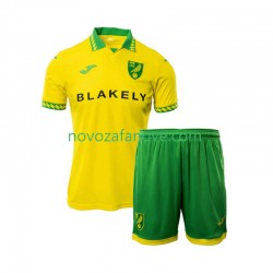 Nogometni Dres Norwich City Dječji Domaći 2025-2026 Kratkih Rukava