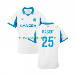 Nogometni Dres Olympique de Marseille Adrien Rabiot 25 Muški Domaći 2025-2026 Kratkih Rukava
