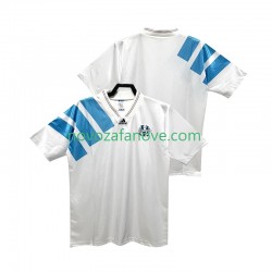 Nogometni Dres Olympique de Marseille 1992 1993 Retro Muški Domaći Kratkih Rukava