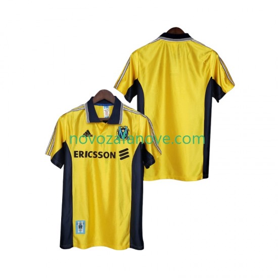 Nogometni Dres Olympique de Marseille Retro Muški Treći 1998 1999 Kratkih Rukava