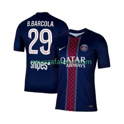 Nogometni Dres Paris Saint-Germain Bradley Barcola 29 Muški Domaći 2025-2026 Kratkih Rukava