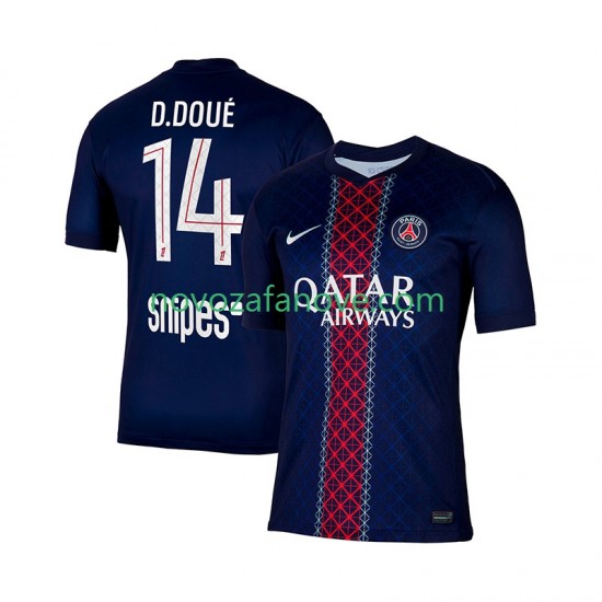 Nogometni Dres Paris Saint-Germain Desire Doue 14 Muški Domaći 2025-2026 Kratkih Rukava