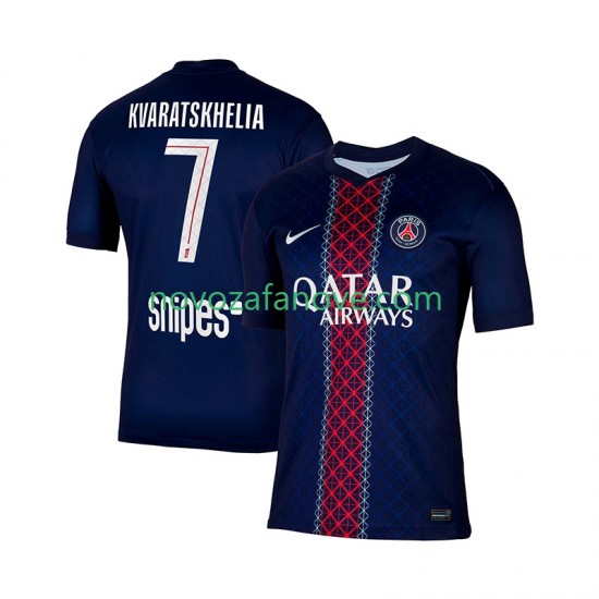 Nogometni Dres Paris Saint-Germain Khvicha Kvaratskhelia 7 Muški Domaći 2025-2026 Kratkih Rukava