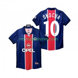 Nogometni Dres Paris Saint-Germain OKOCHA 10 Retro Muški Domaći 1998 1999 Kratkih Rukava