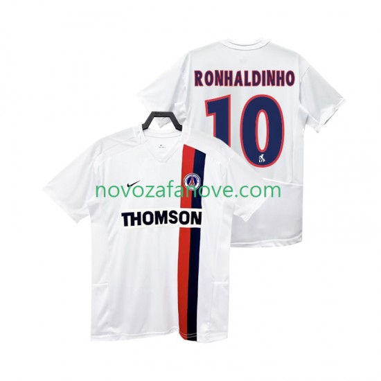 Nogometni Dres Paris Saint-Germain RONHALDINHO 10 2003 Retro Muški Gostujući 2002 Kratkih Rukava