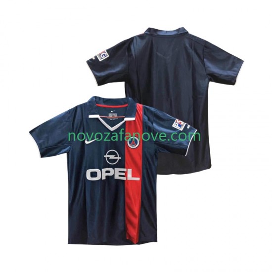 Nogometni Dres Paris Saint-Germain 2001 Retro Muški Domaći 2002 Kratkih Rukava