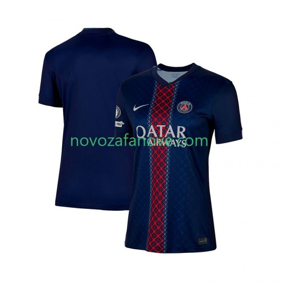 Nogometni Dres Paris Saint-Germain Ženska Domaći 2025-2026 Kratkih Rukava