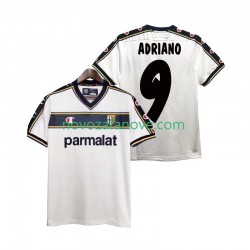 Nogometni Dres Parma ADRIANO 9 2003 Retro Muški Gostujući 2002 Kratkih Rukava
