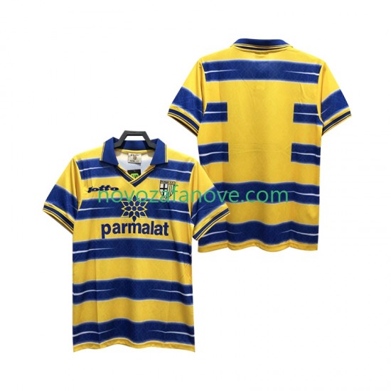 Nogometni Dres Parma Retro Muški Domaći 1998 1999 Kratkih Rukava