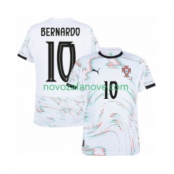 Nogometni Dres Portugal Bernardo Silva 10 Muški Gostujući 2025-2026 Kratkih Rukava