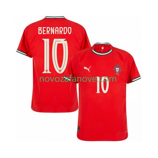 Nogometni Dres Portugal Bernardo Silva 10 Muški Domaći 2025-2026 Kratkih Rukava