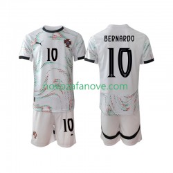 Nogometni Dres Portugal Bernardo Silva 10 Dječji Gostujući 2025-2026 Kratkih Rukava