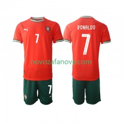 Nogometni Dres Portugal Cristiano Ronaldo 7 Dječji Domaći 2025 Kratkih Rukava