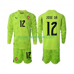 Nogometni Dres Portugal Jose Sa 12 Golmanski Dječji Domaći 2025 Dugim Rukavima