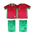 Nogometni Dres Portugal Retro Dječji Domaći 1998 Kratkih Rukava