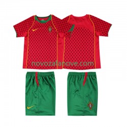 Nogometni Dres Portugal Retro Dječji Domaći 2004 Kratkih Rukava