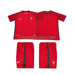 Nogometni Dres Portugal 2016 Retro Dječji Domaći Kratkih Rukava