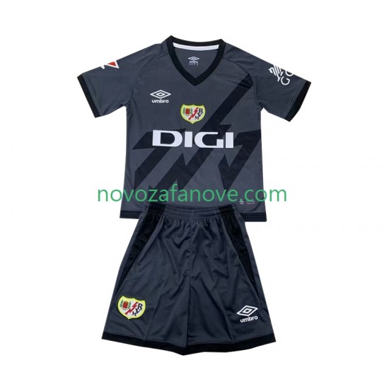 Nogometni Dres Rayo Vallecano Dječji Treći 2024-2025 Kratkih Rukava