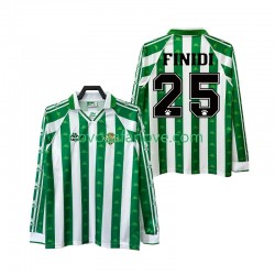 Nogometni Dres Real Betis FINIDI 25 1996 1997 Retro Muški Domaći Dugim Rukavima