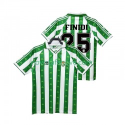 Nogometni Dres Real Betis FINIDI 25 1996 1997 Retro Muški Domaći Kratkih Rukava