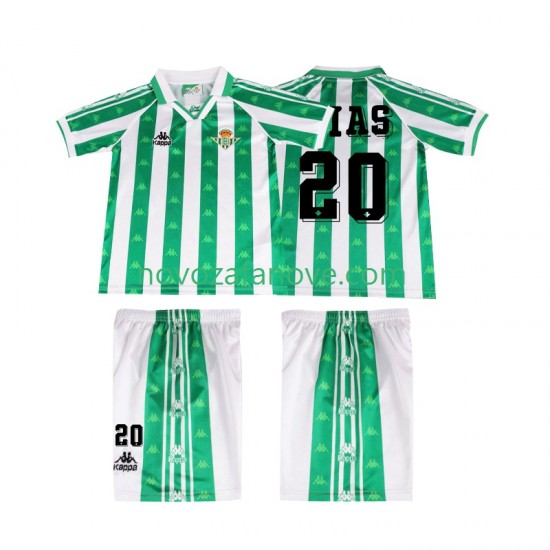 Nogometni Dres Real Betis Tomas Olias 20 1996 1997 Retro Dječji Domaći Kratkih Rukava