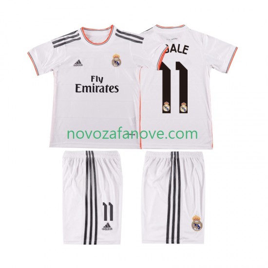 Nogometni Dres Real Madrid BALE 11 2013 2014 Retro Dječji Domaći Kratkih Rukava