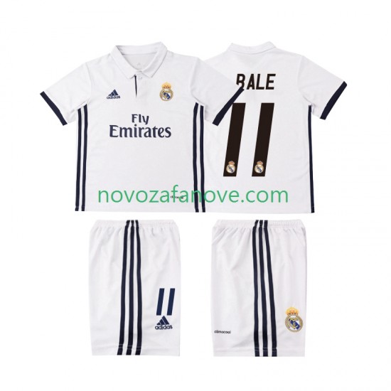 Nogometni Dres Real Madrid BALE 11 2016 2017 Retro Dječji Domaći Kratkih Rukava