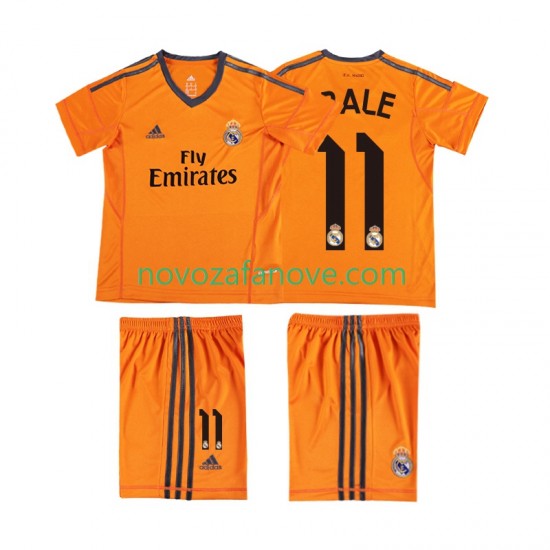 Nogometni Dres Real Madrid BALE 11 2013 2014 Retro Dječji Treći Kratkih Rukava