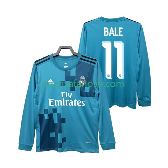 Nogometni Dres Real Madrid BALE 11 2017 2018 Retro Muški Treći Dugim Rukavima
