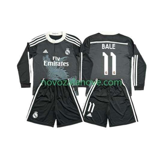 Nogometni Dres Real Madrid Bale 11 2014 2015 Retro Dječji Treći Dugim Rukavima
