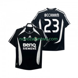 Nogometni Dres Real Madrid Beckham 23 2007 Retro Muški Treći 2006 Kratkih Rukava