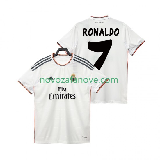 Nogometni Dres Real Madrid Cristiano Ronaldo 7 2013 2014 Retro Muški Domaći Kratkih Rukava