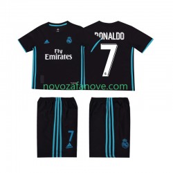 Nogometni Dres Real Madrid Cristiano Ronaldo 7 2017 2018 Retro Dječji Gostujući Kratkih Rukava