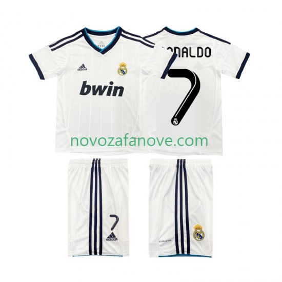 Nogometni Dres Real Madrid Cristiano Ronaldo 7 2012 2013 Retro Dječji Domaći Kratkih Rukava