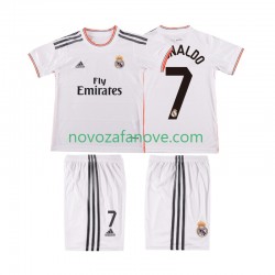 Nogometni Dres Real Madrid Cristiano Ronaldo 7 2013 2014 Retro Dječji Domaći Kratkih Rukava