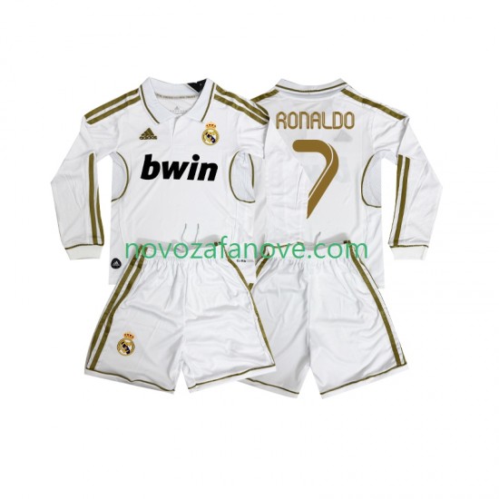 Nogometni Dres Real Madrid Cristiano Ronaldo 7 2012 Retro Dječji Domaći 2011 Dugim Rukavima
