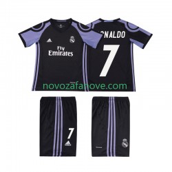 Nogometni Dres Real Madrid Cristiano Ronaldo 7 2016 2017 Retro Dječji Treći Kratkih Rukava