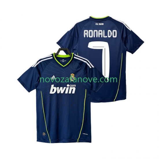 Nogometni Dres Real Madrid Cristiano Ronaldo 7 Retro Muški Gostujući 2011 2010 Kratkih Rukava